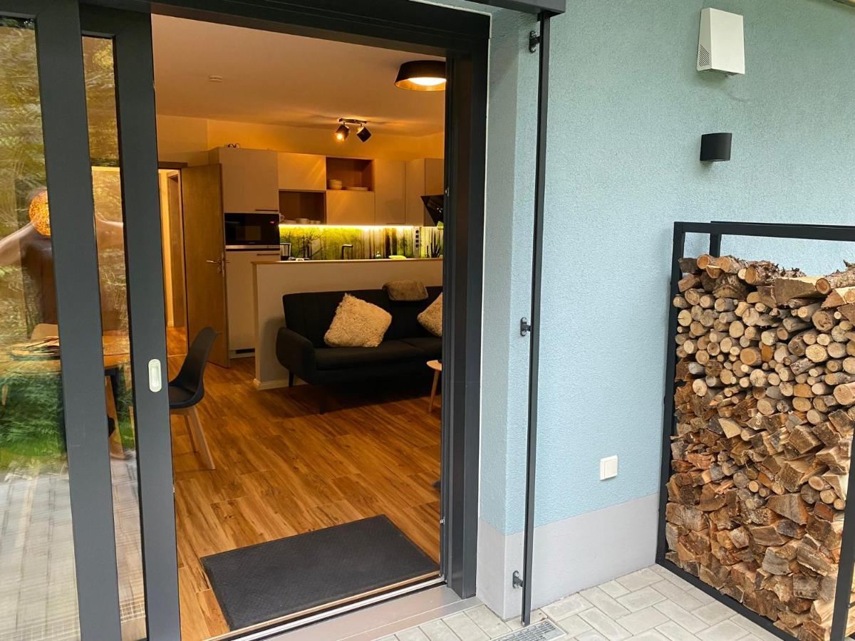 Barrierefreies Ferienapartment A2 Villa Wilisch 55Qm Amtsberg エクステリア 写真
